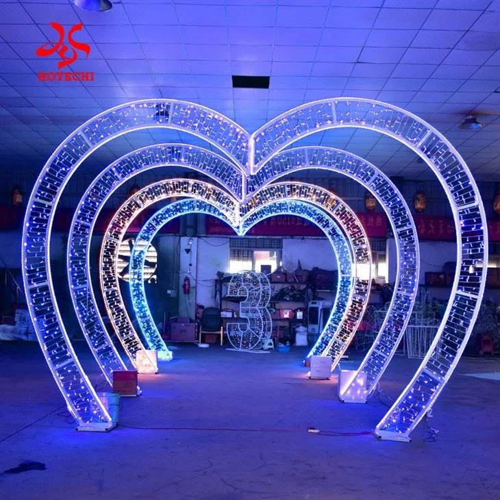 Heart Shape LED Arch Motif Light