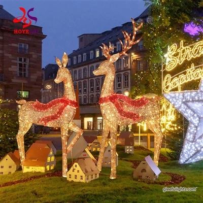 Dekorasi Natal Inovatif Diluncurkan: Memperkenalkan Lampu Rusa Natal Lipat 2,7M